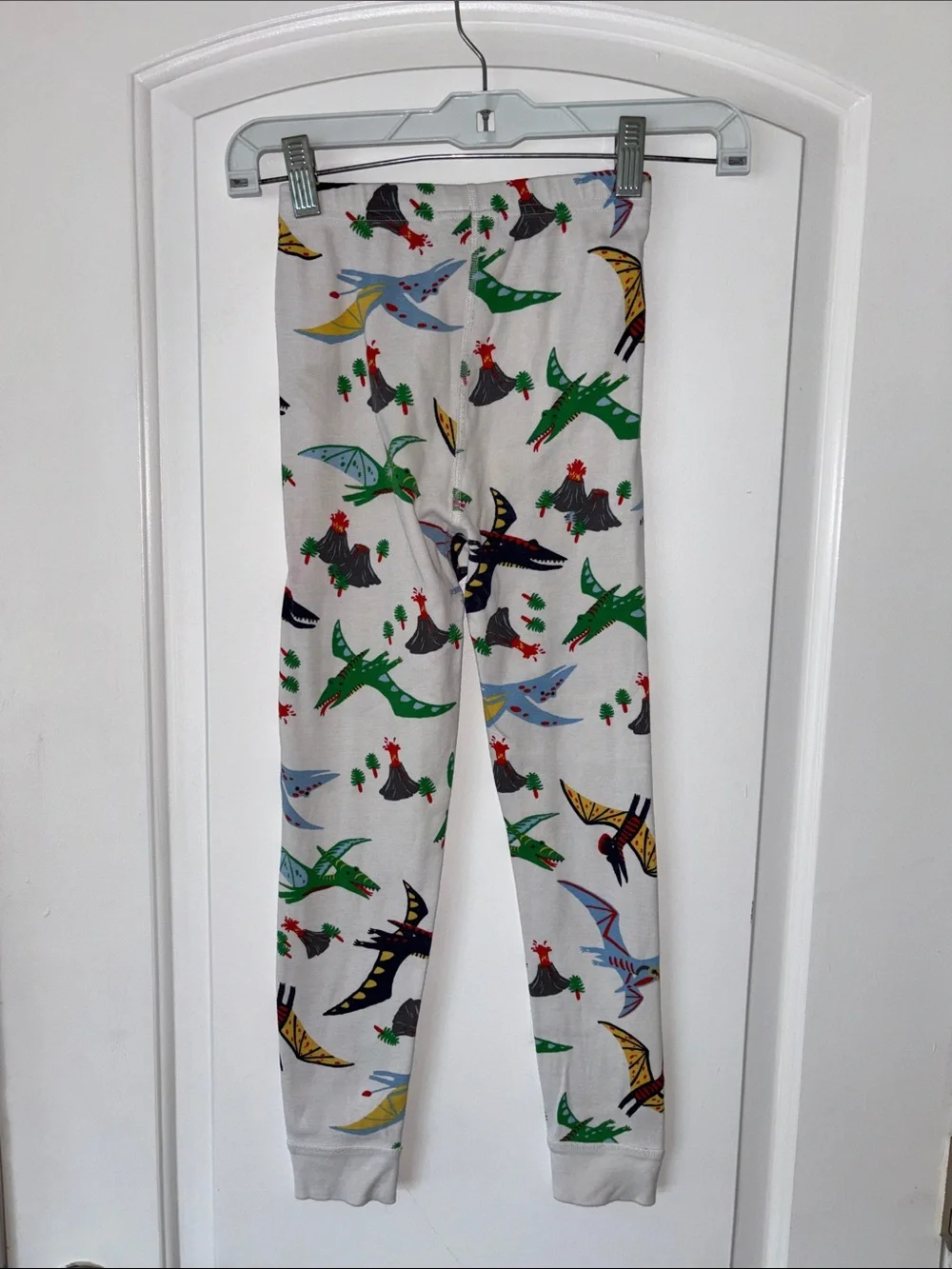 Hanna Andersson pterodactyl dinosaurs organic cotton pajamas set 120 6/7